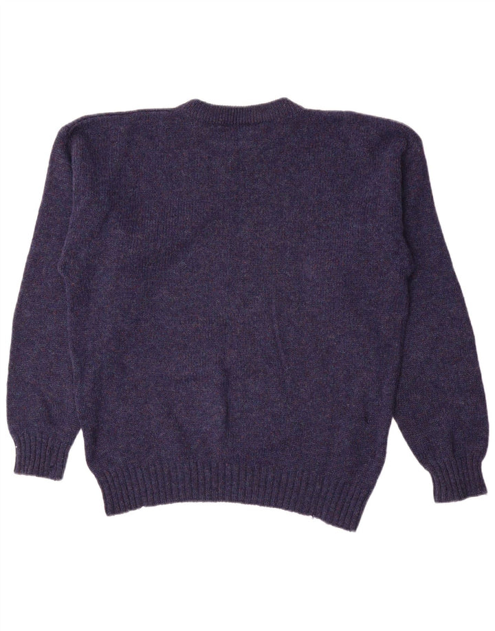 C&A Pull Col Rond Homme Bleu Marine Moyen Laine