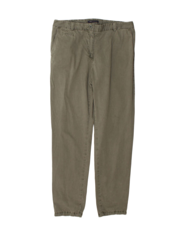 Marks & Spencer Pantalon chino fuselé pour femme UK 14 Large W36 L30 Vert