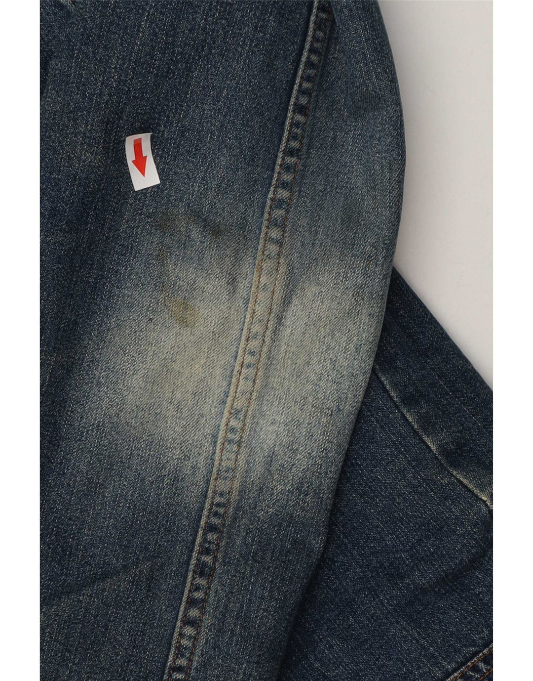 Liu Jo Veste en jean Sherpa pour femme UK 10 Petit Bleu Coton