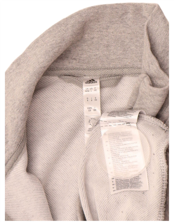 ADIDAS Veste de survêtement pour homme UK 44/46 Large Gris Coton