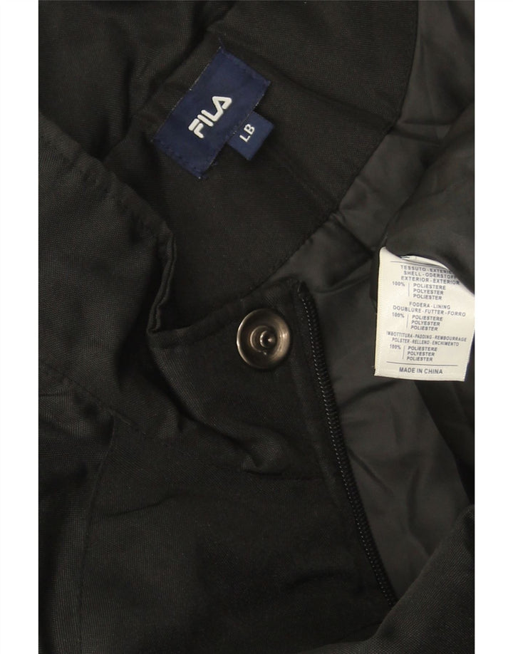 Fila Veste coupe-vent garçon 13-14 ans Large Noir Polyester