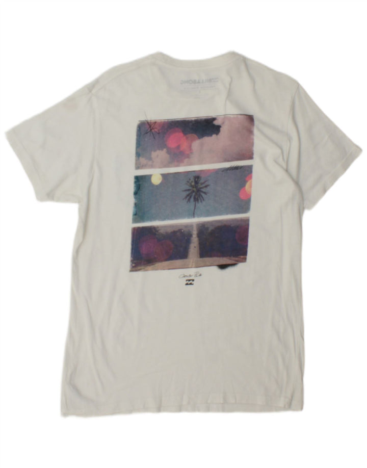 Billabong T-Shirt Graphique Homme Petit Blanc