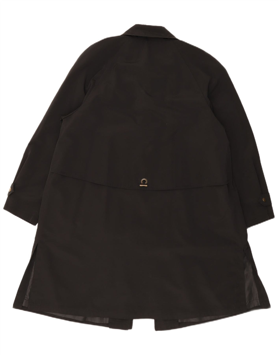 Hamells Manteau coupe ample pour femme UK 12 Medium Noir Polyester Classique