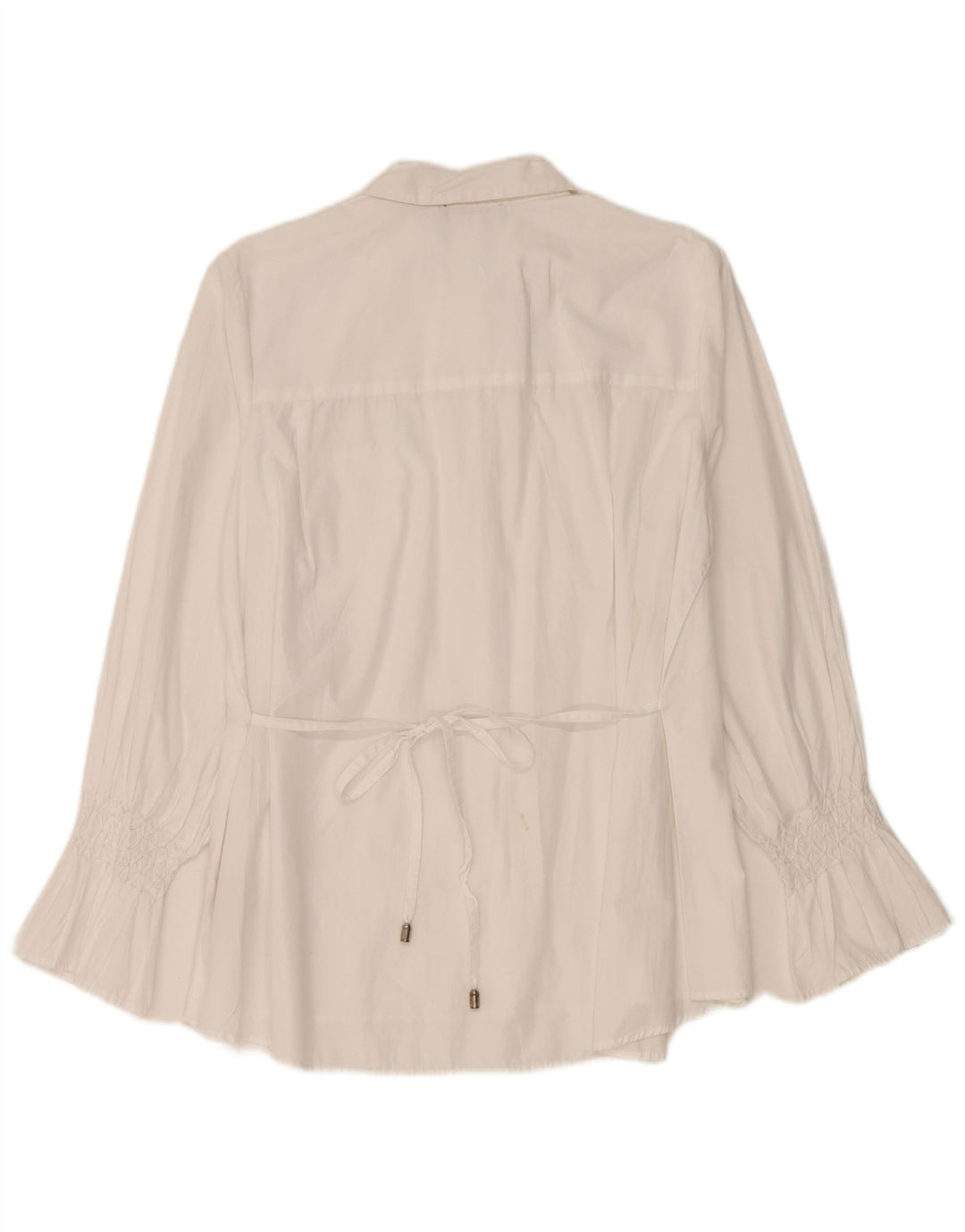 Marks & Spencer Chemisier autographe pour femme UK 12 en coton blanc moyen