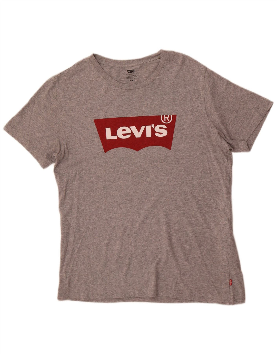 Levi's Tee-Shirt Graphique Homme Gris Moyen Flecked Cotton
