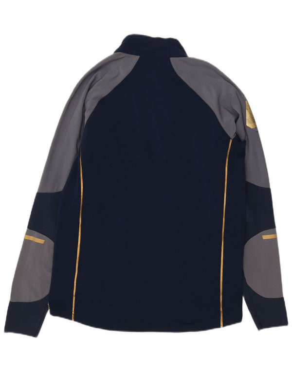 Adidas Haut de survêtement pour homme UK 38/40 Bleu marine moyen Colourblock