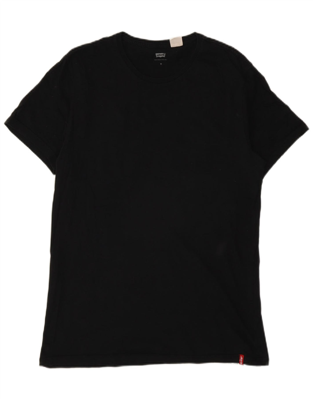 Levi's T-Shirt Femme UK 12 Medium Noir