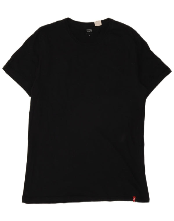 Levi's T-Shirt Femme UK 12 Medium Noir