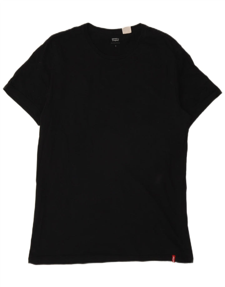 Levi's T-Shirt Femme UK 12 Medium Noir