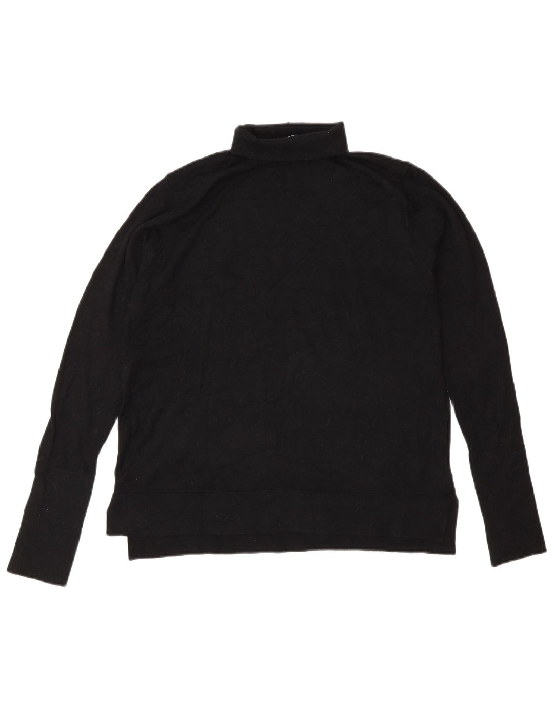 Zara Pull col roulé pour femme UK 14 Medium Noir Modal