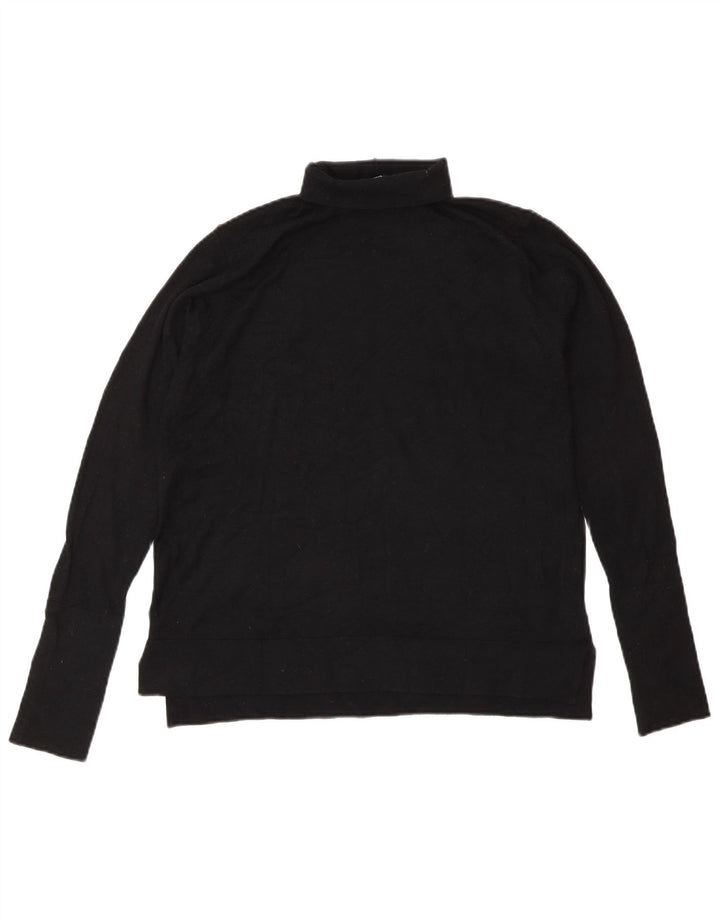Zara Pull col roulé pour femme UK 14 Medium Noir Modal