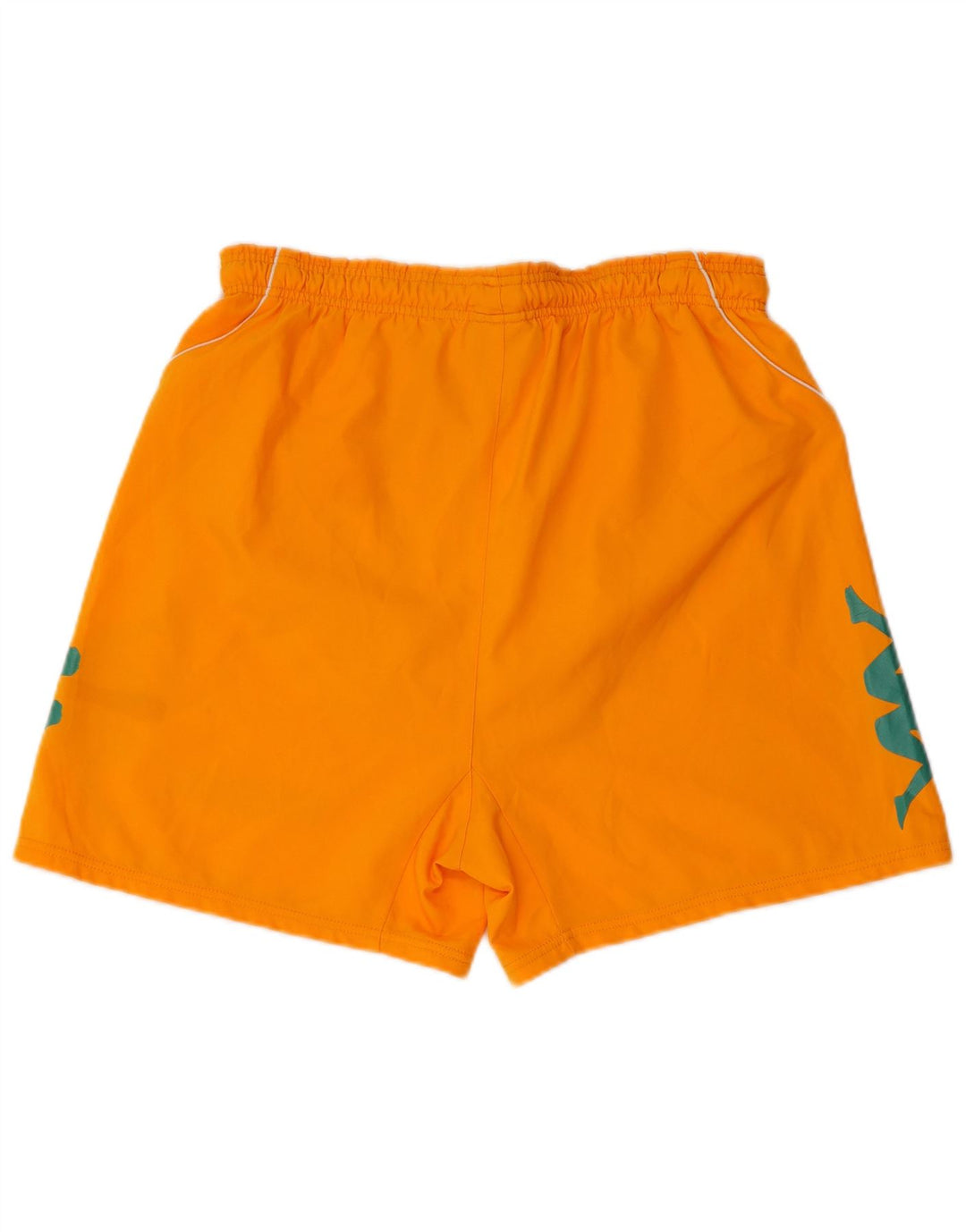 KAPPA Short de Sport Graphique Homme Orange Moyen Polyester