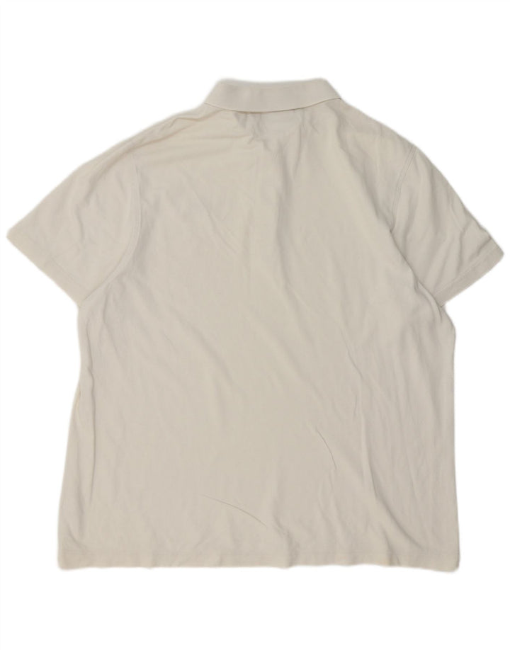 LACOSTE Polo Homme Taille 8 3XL Coton Blanc