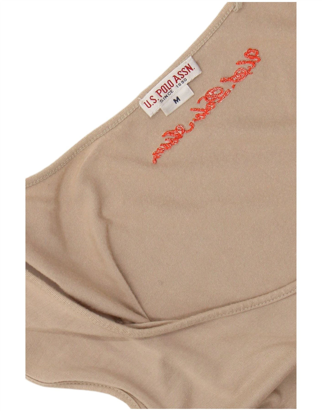 U.S. Polo Assn. Robe Basique Femme UK 42 Beige Moyen Colorblock