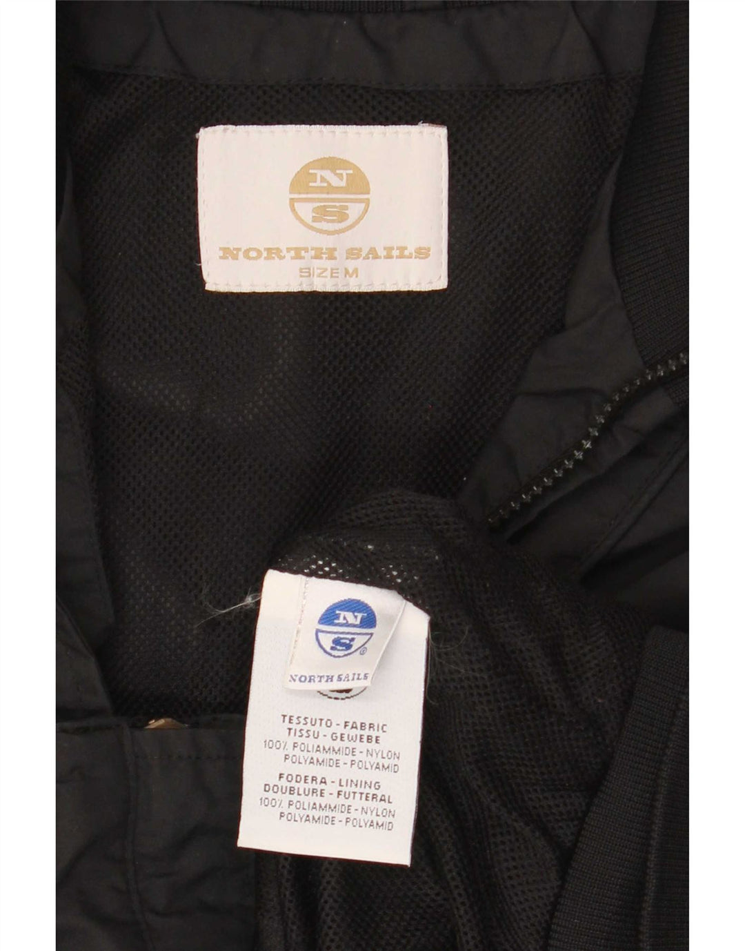 North Sails Bomber Jacket UK 38 Medium Noir Polyamide