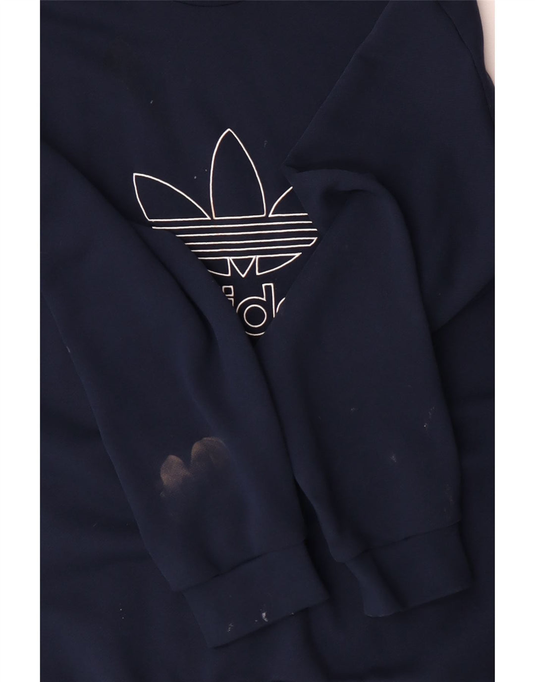 ADIDAS Sweat-shirt graphique pour homme XL en coton bleu marine