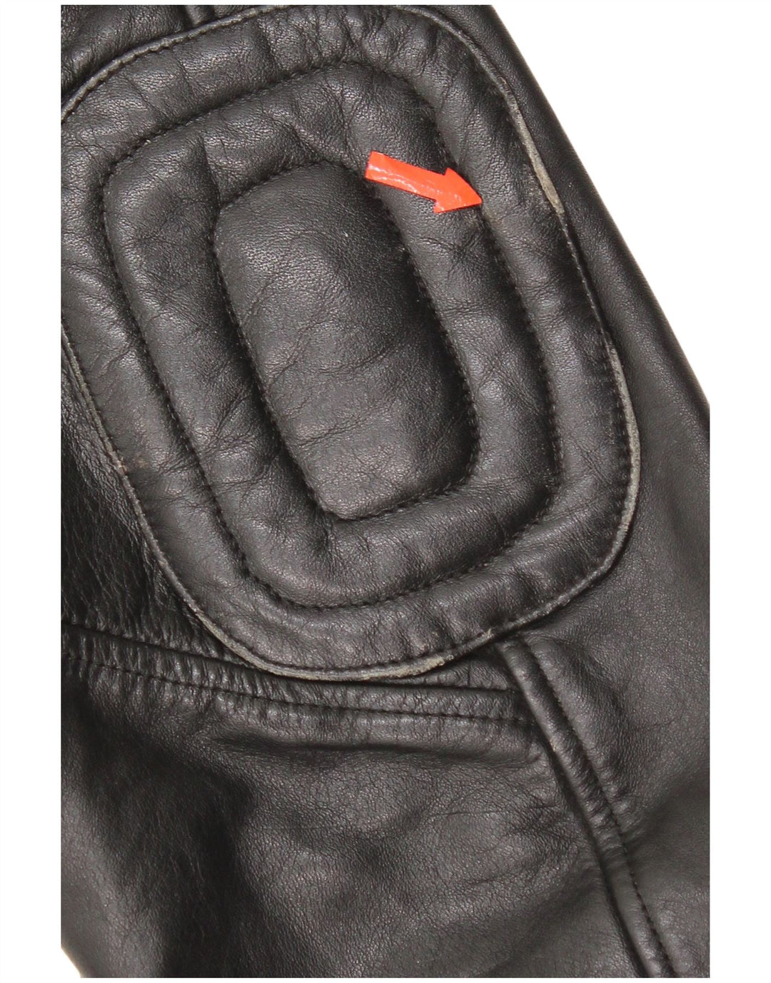 Veste militaire en cuir homme vintage UK 38 Cuir noir moyen