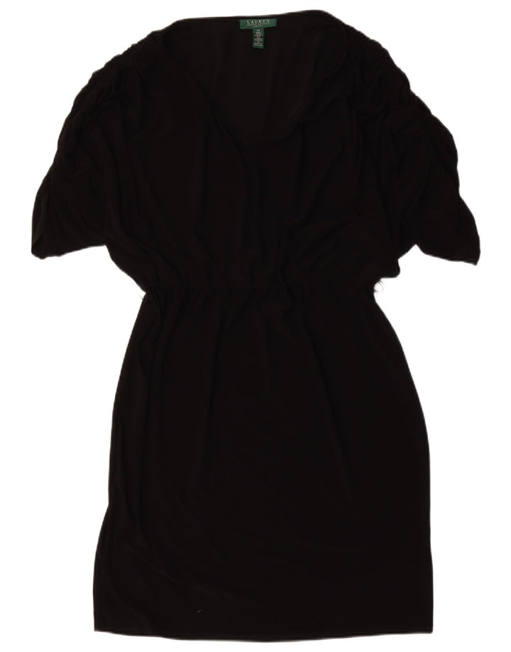 Ralph Lauren Robe fourreau pour femme US 14 XL Noir Polyester