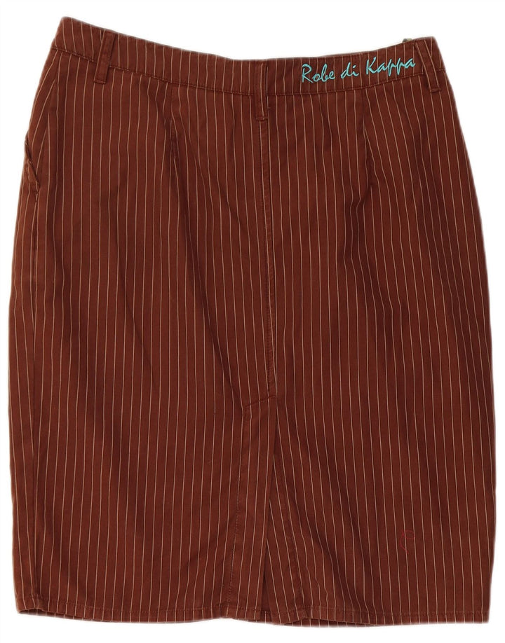 Kappa Jupe Crayon Femme IT 42 Medium W30 Marron Rayé