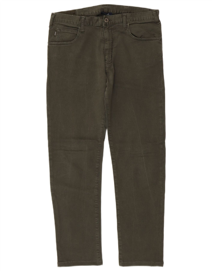 Armani Jeans Slim W33 L28 Homme Vert Coton
