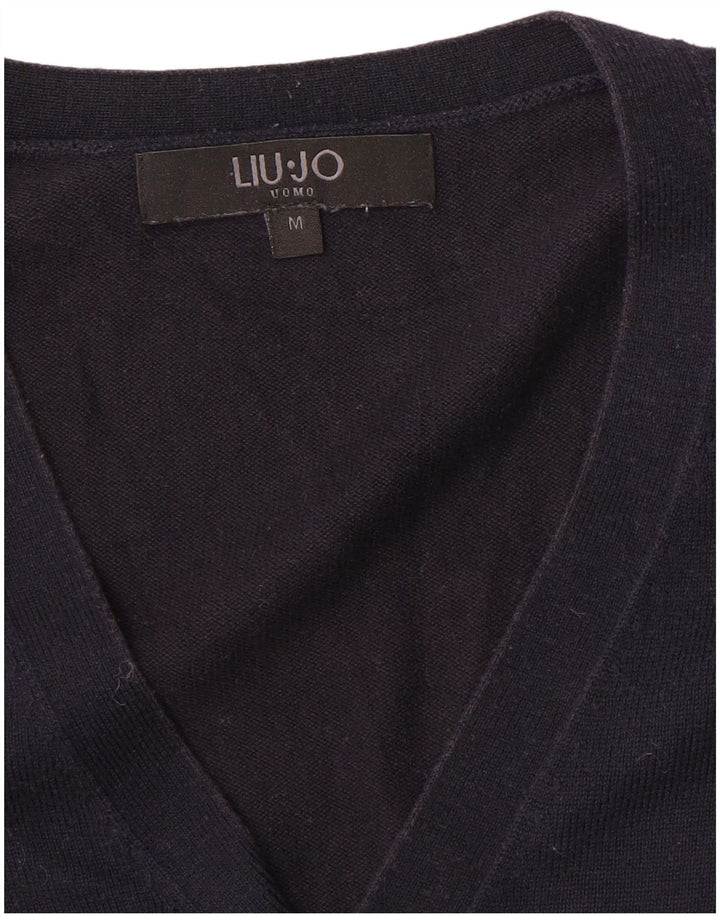 Liu Jo Cardigan Pull Bleu Marine Moyen Homme