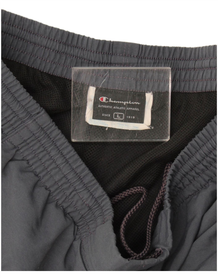 Champion Pantalon de survêtement pour homme Joggers Large Gris Polyester