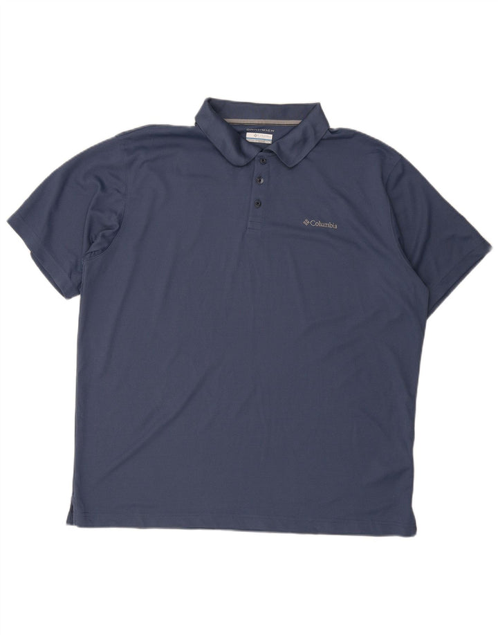 Columbia Omni-Wick Polo XL Homme Bleu Marine Polyester