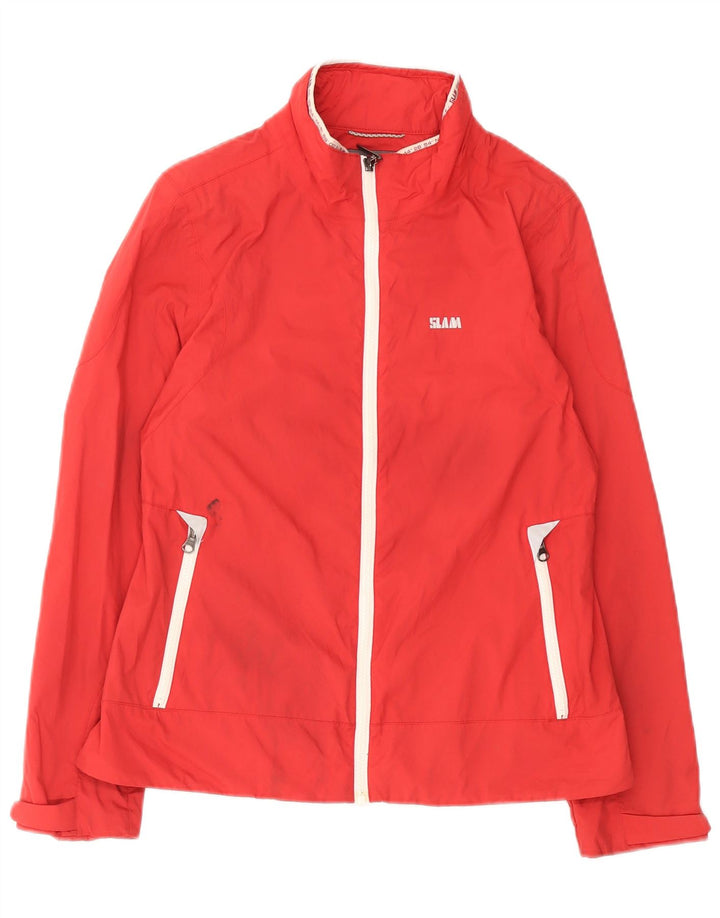 Slam Veste de pluie pour femme UK 14 Medium Rouge Nylon
