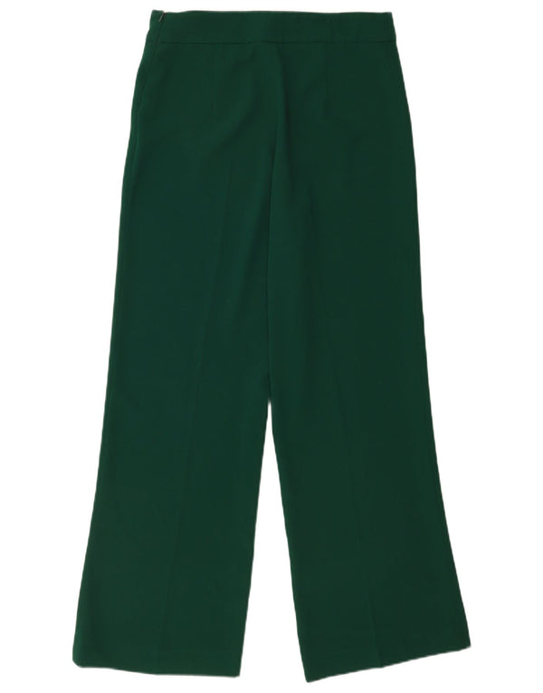 Zara Pantalon décontracté droit pour femme Medium W28 L29 Vert