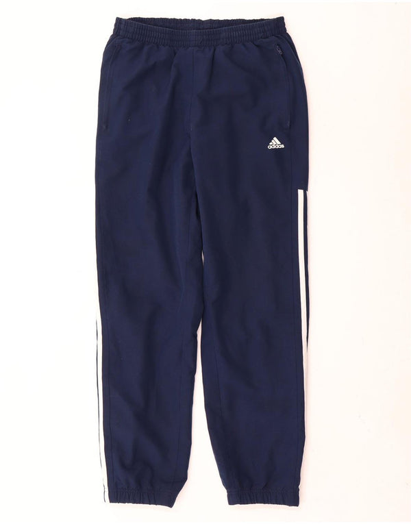 Adidas Pantalon de survêtement pour femme Joggers UK 14 Bleu marine moyen Polyester