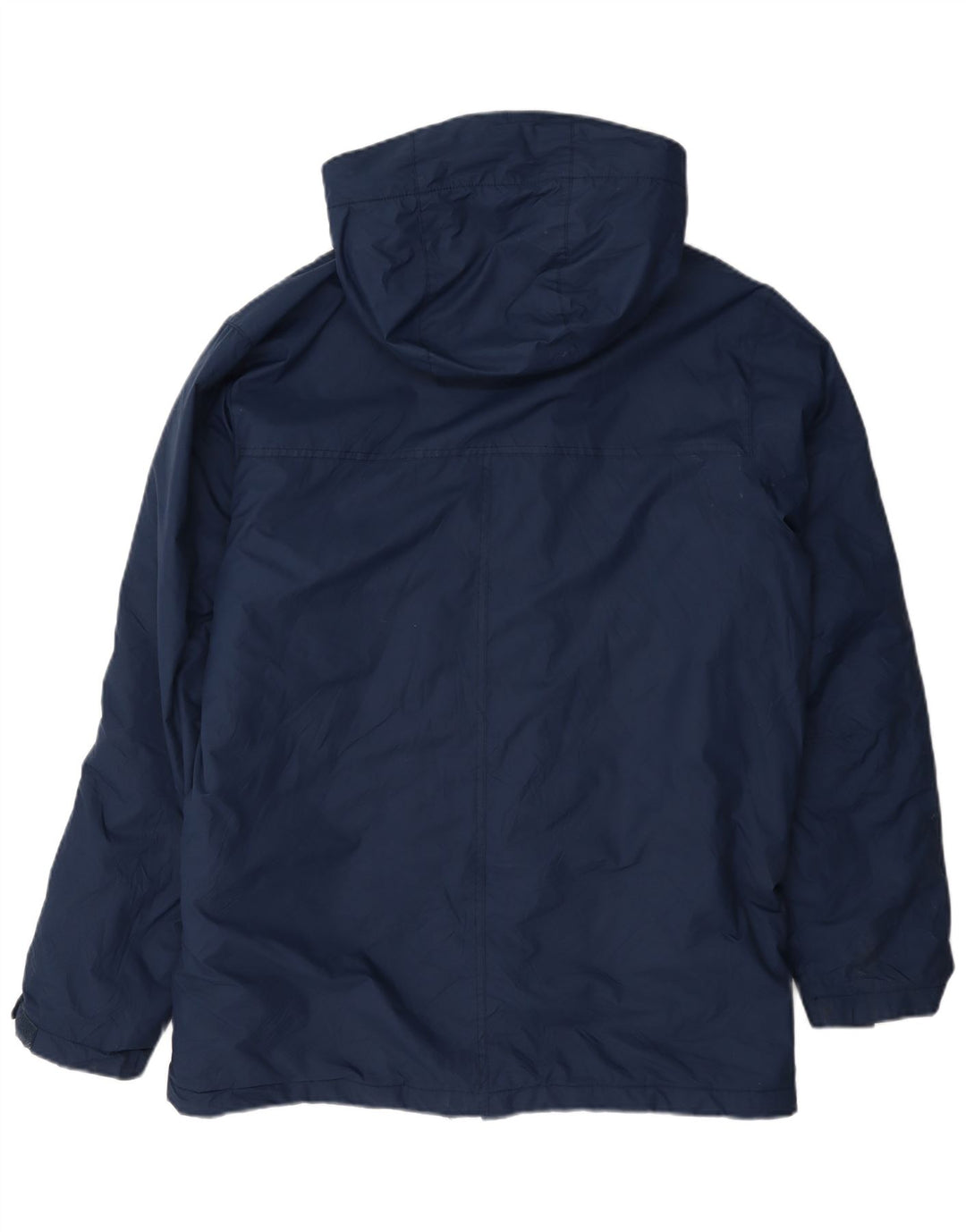 Columbia Veste de pluie à capuche pour homme UK 38 Medium Bleu Marine Nylon