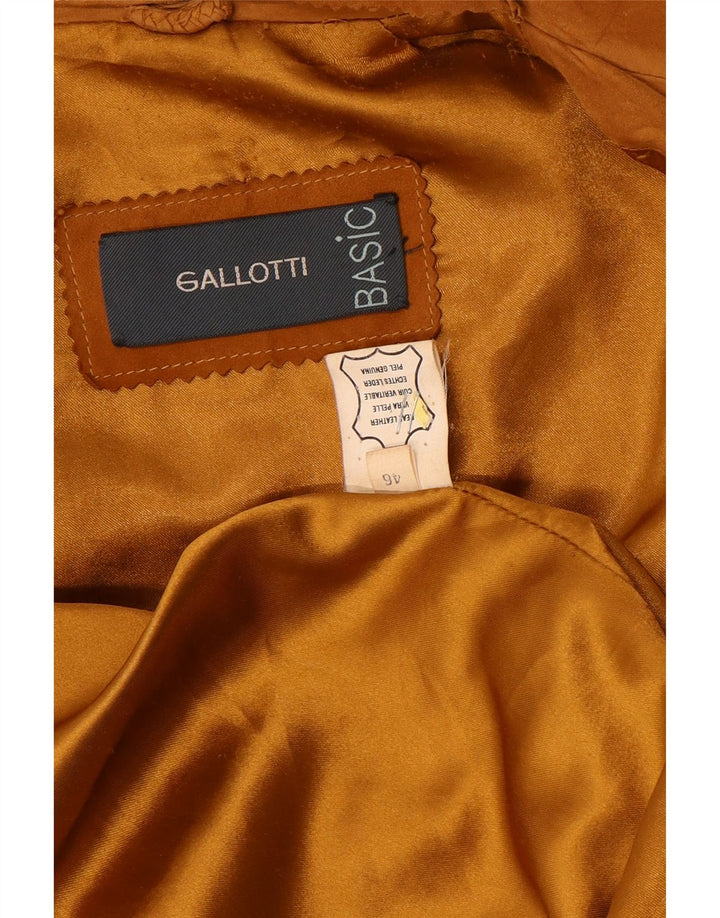 Gallotti Pardessus en daim pour femme EU 46 XL Cuir beige