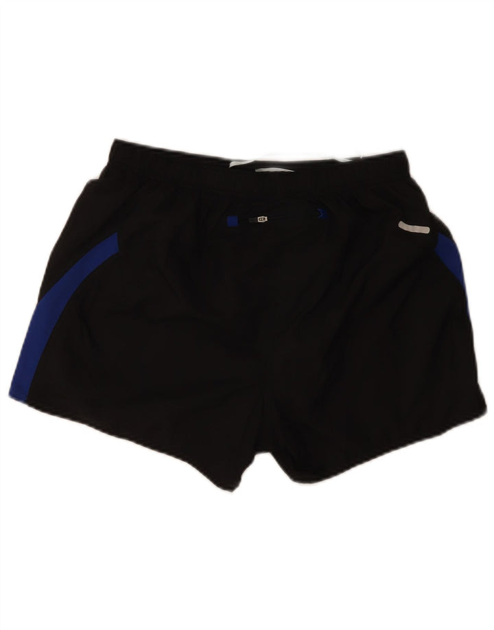 Asics Short de Sport Homme Noir Moyen Polyester Colorblock