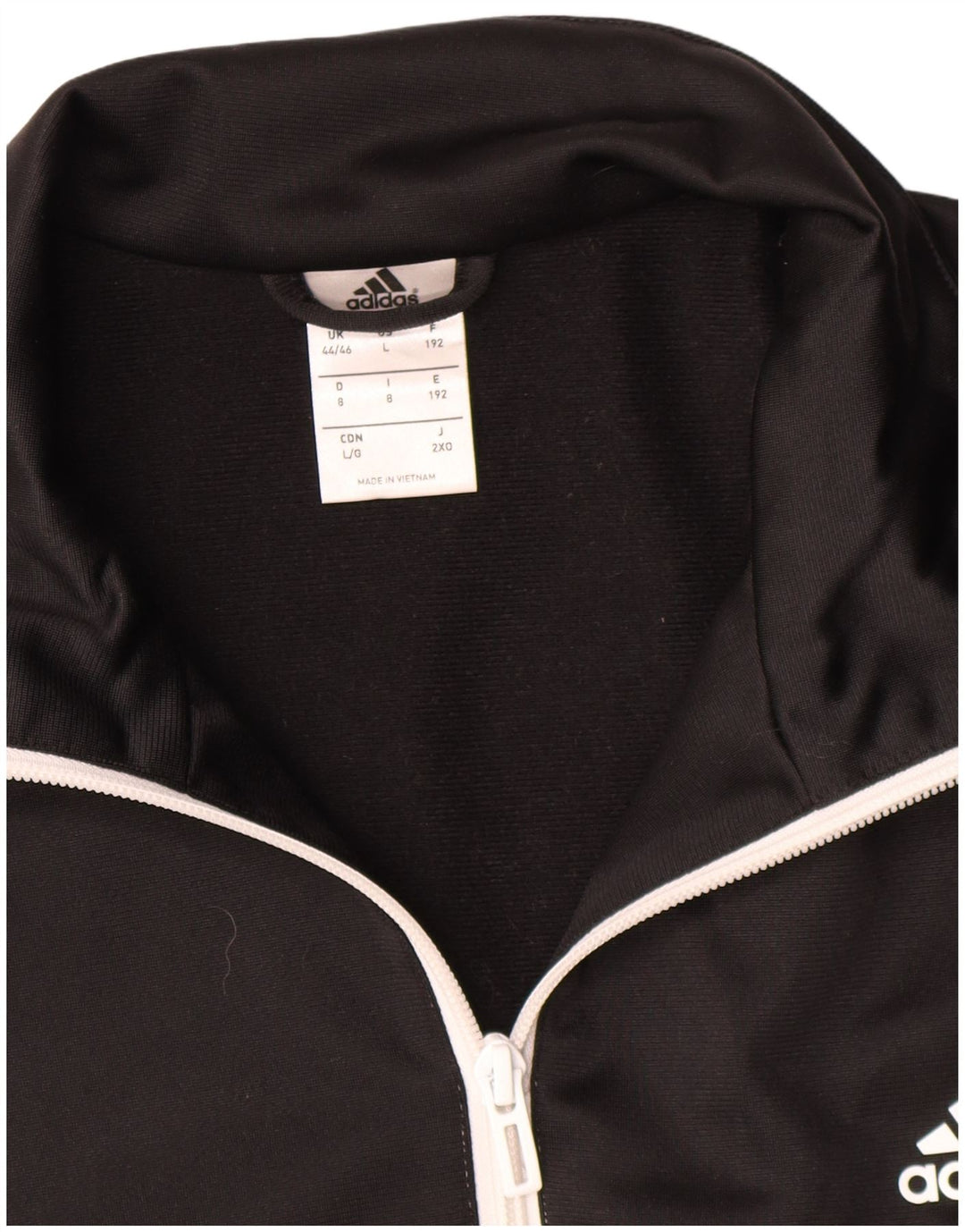 Adidas Veste de survêtement pour homme UK 44/46 Large Gris Colorblock Polyester