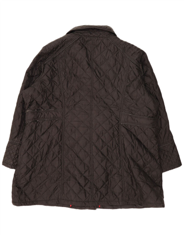 Marks & Spencer Veste matelassée pour femme UK 26 XL Noir Polyester