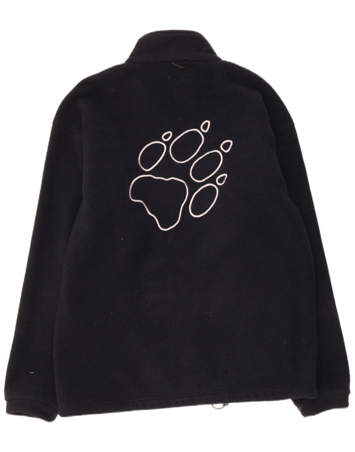 Jack Wolfskin Veste polaire pour homme UK 38 Medium Noir