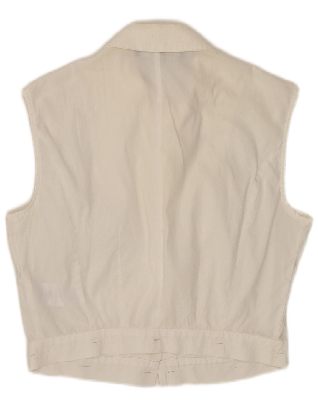 ELISABETTA FRANCHI Chemisier sans manches pour femme IT 42 Blanc moyen