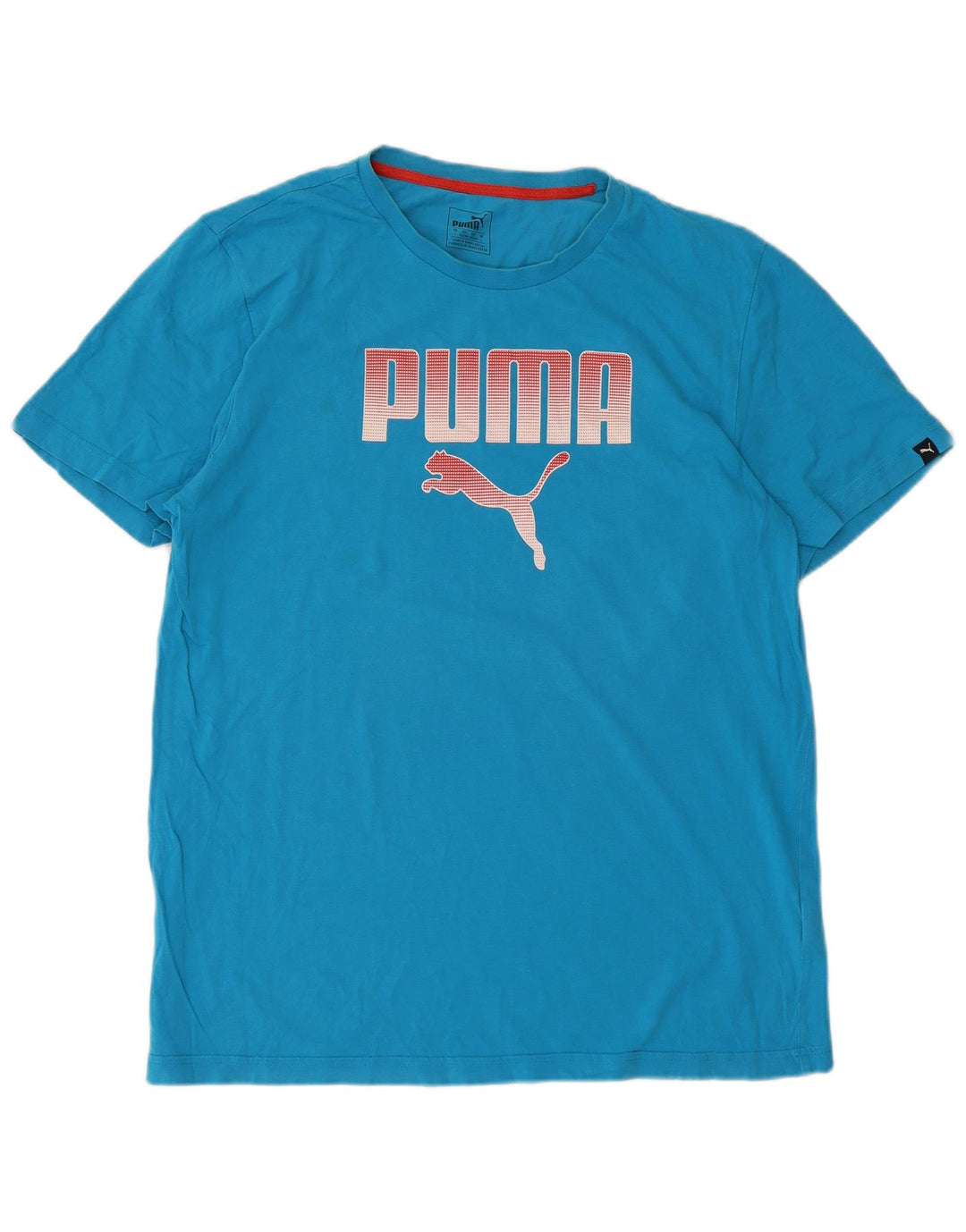PUMA T-shirt graphique pour hommes, grand, bleu