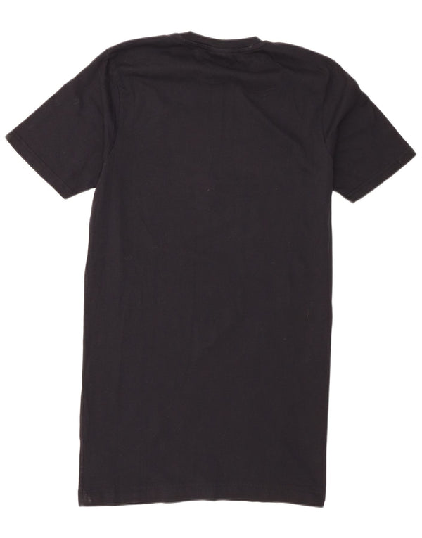 Ellesse Robe t-shirt graphique Heritage pour femme UK 8 Small Noir