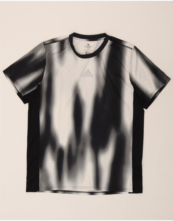 Adidas T-Shirt Homme Haut Large Noir Tie Dye Polyester