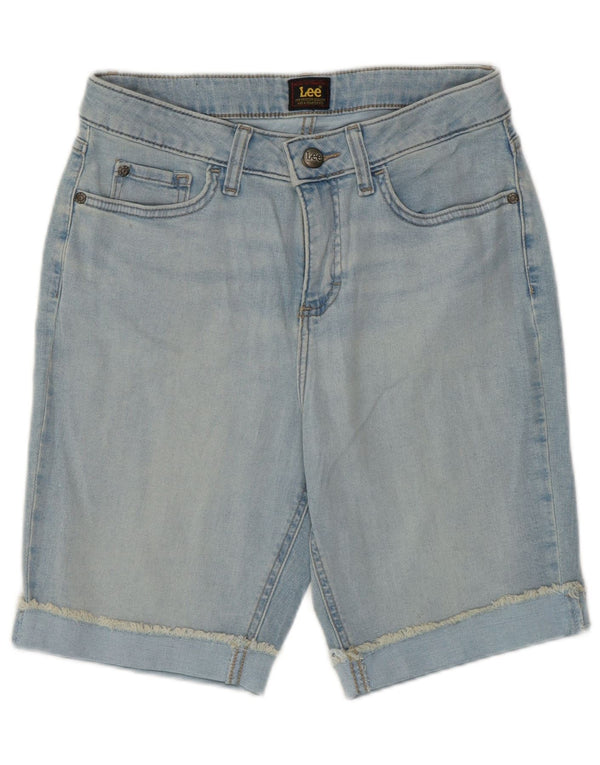 Lee Short en jean pour femme US 6 Medium W28 Bleu Coton