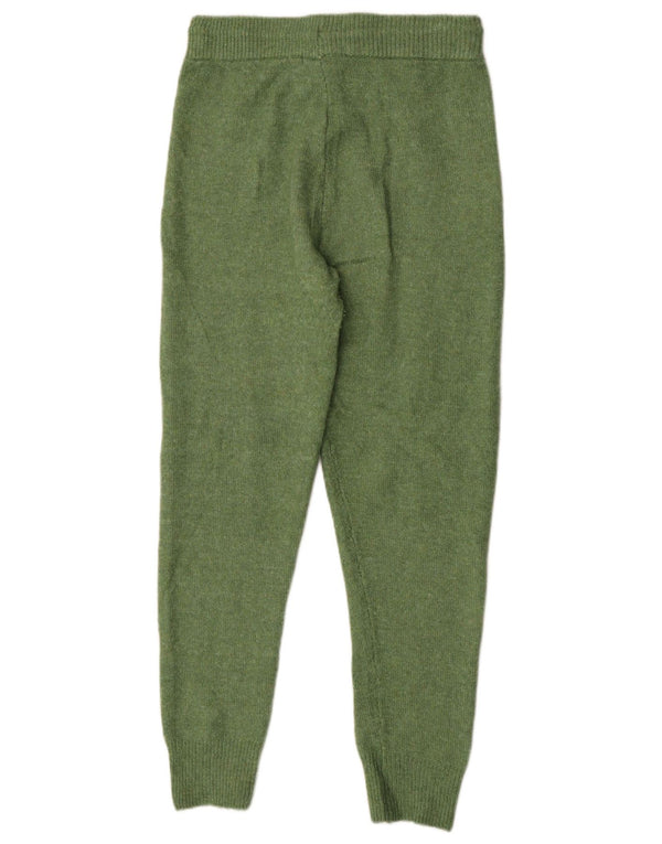 Marks & Spencer Pantalon de survêtement en tricot pour femme UK 10 Small Vert