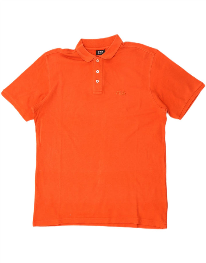Fila Polo Homme XL Orange Coton