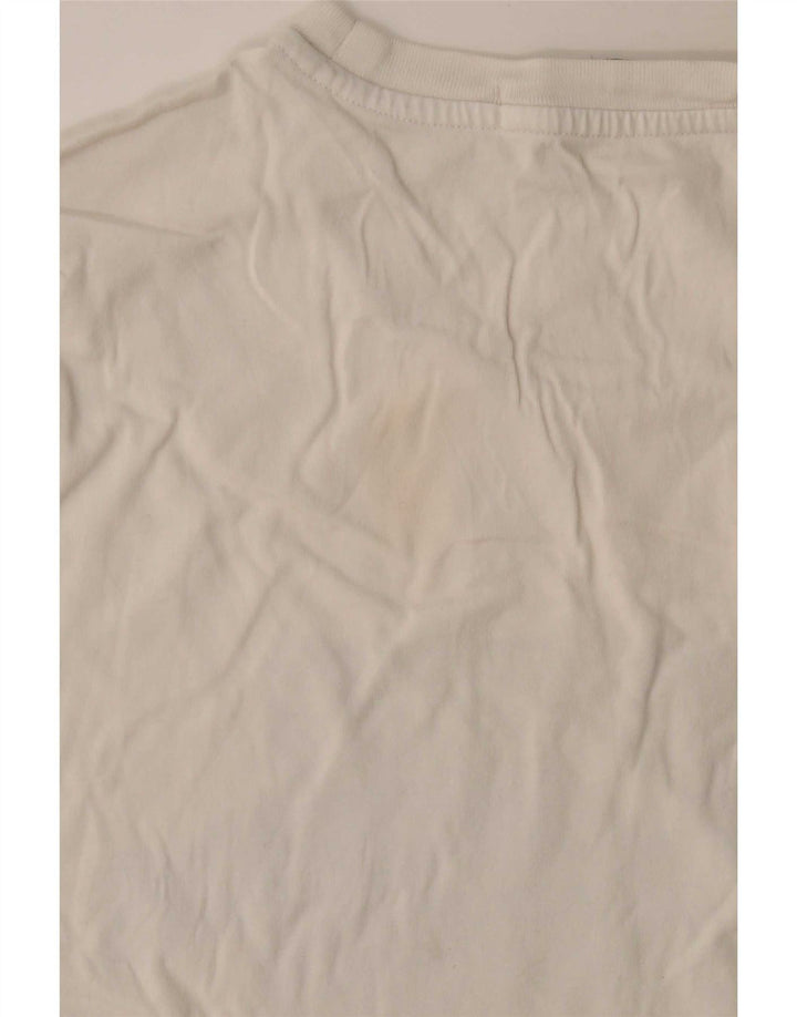 Calvin Klein Jeans T-Shirt Graphique Homme Blanc Moyen Coton