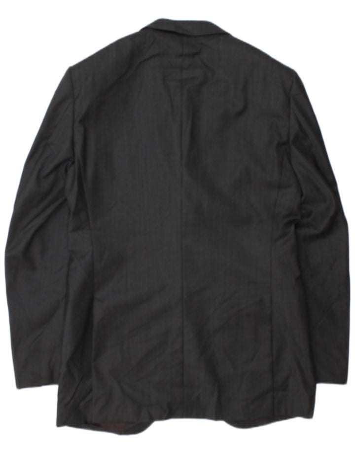 Zignone Veste blazer à 2 boutons pour homme UK 38 Gris moyen