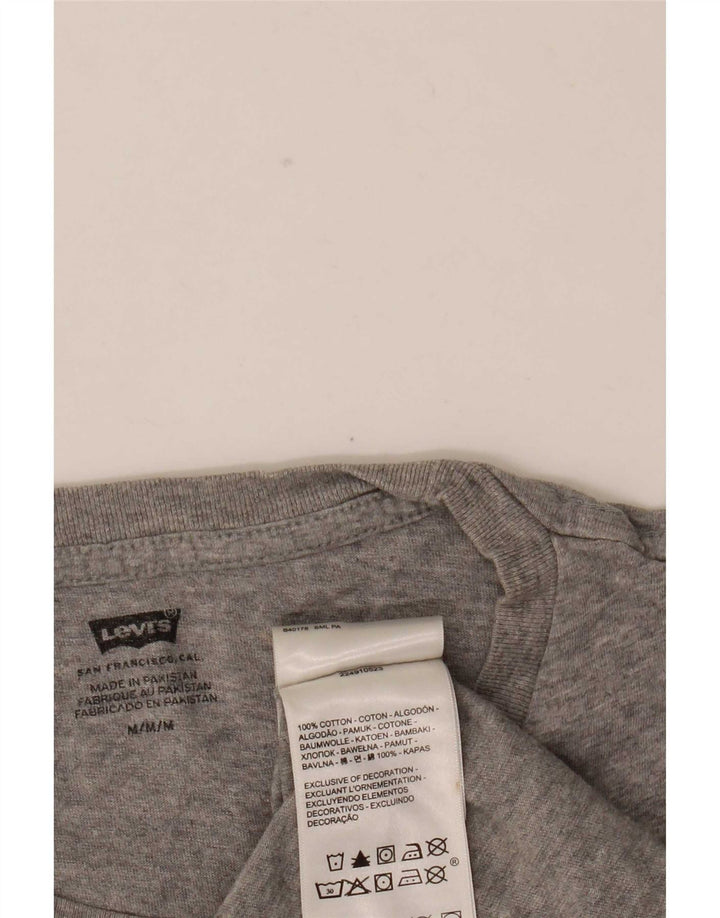 Levi's Tee-Shirt Graphique Homme Gris Moyen Coton