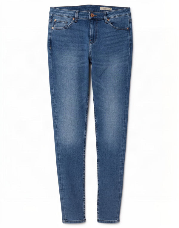 Marks & Spencer Jean skinny The Ivy pour femme UK 14 Large W34 L29 Bleu Coton