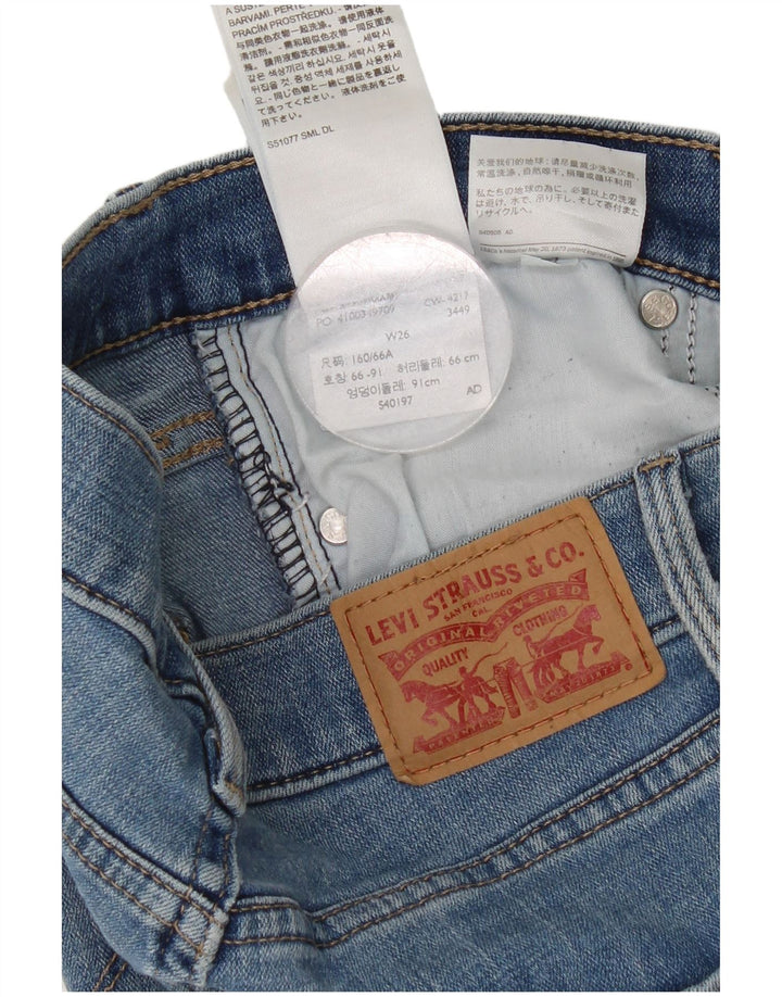 Levi's Short en Jean Femme W26 Small Bleu Coton