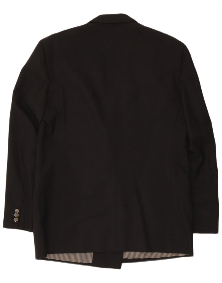 Reda Veste Blazer Croisée Homme IT 50 Large Laine Vierge Noire