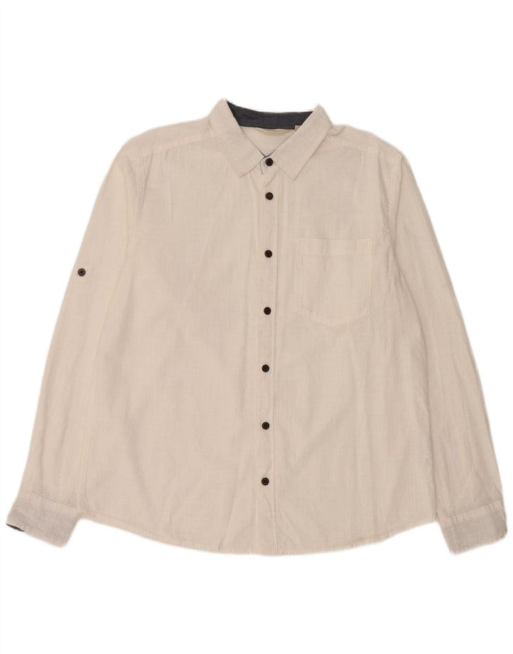 MOUNTAIN WAREHOUSE Chemise Homme Large Blanc Coton